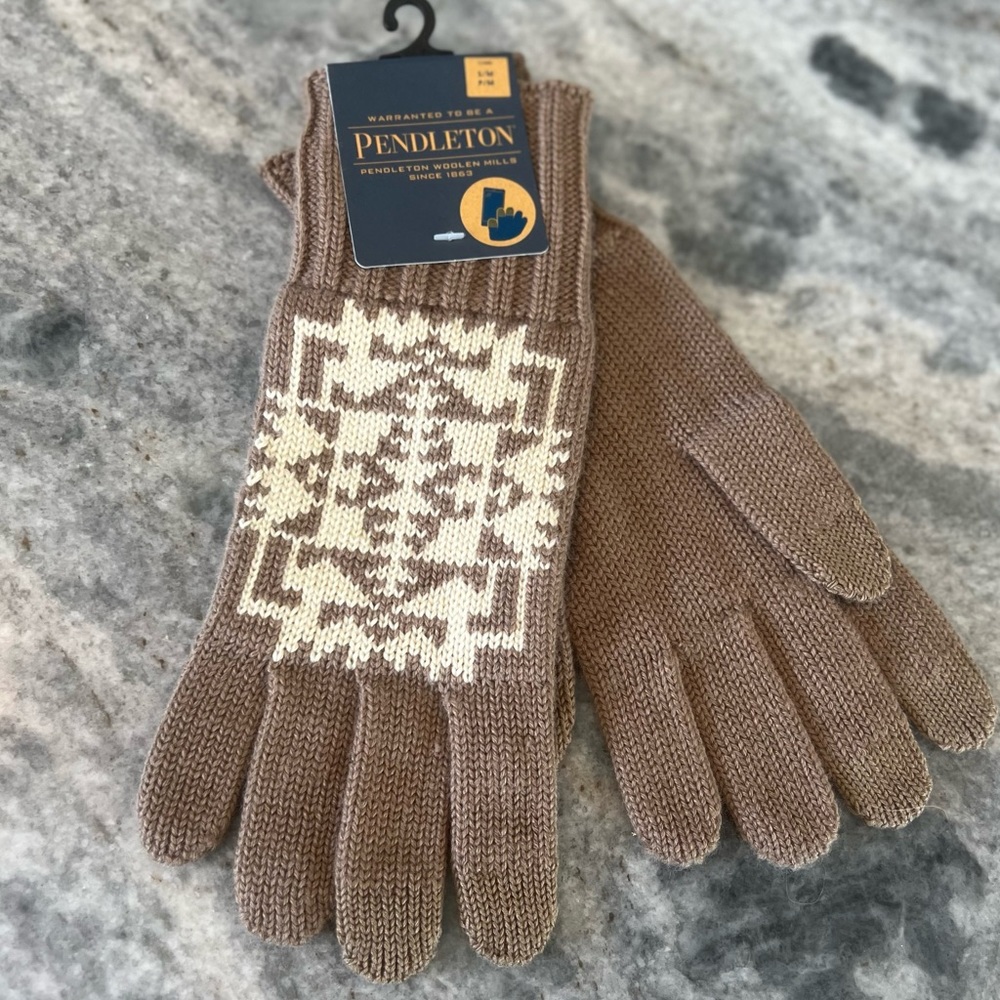 PENDLETON Chief Joseph knit gloves